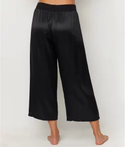 Jolie Satin Ankle Pants -Fashion Underwear pjhpjp52 blk bv