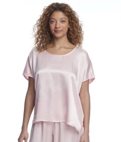 Roxxy Satin Lounge Top -Fashion Underwear pjhroxxy lightpeach2