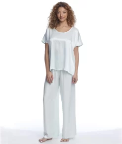 Roxxy Satin Lounge Top -Fashion Underwear pjhroxxy mint fs