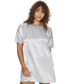 Stoney Crew Neck Sleep Shirt -Fashion Underwear pjhstoney darksilver