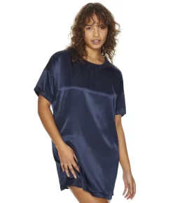 Stoney Crew Neck Sleep Shirt -Fashion Underwear pjhstoney navy