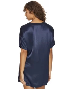 Stoney Crew Neck Sleep Shirt -Fashion Underwear pjhstoney navy bv