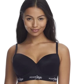 Pour Moi Logo Push-Up T-Shirt Bra