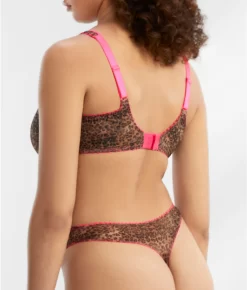 PRIMA DONNA Cafe Plume Plunge Bra -Fashion Underwear pri0142174 cheetah bv