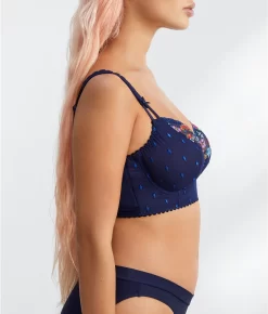 PRIMA DONNA Sedaine Deep Plunge Longline Bra 6 PRIMA DONNA Sedaine Deep Plunge Longline Bra -Fashion Underwear pri0163354 waterblue 5