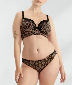 PRIMA DONNA Madison Plunge Longline Bra 35 PRIMA DONNA Madison Plunge Longline Bra -Fashion Underwear pri0262126f22 bronzebro fs