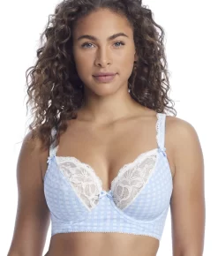 PRIMA DONNA Madison Plunge Longline Bra 25 PRIMA DONNA Madison Plunge Longline Bra -Fashion Underwear pri0262126s21 bluebell 3