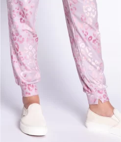 Cabin Cozy Banded Knit Joggers 12 Cabin Cozy Banded Knit Joggers -Fashion Underwear rbccp1pjs lilac 2