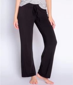 Modal Pajama Pants -Fashion Underwear ribappjs blk