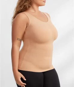 Spanx Hollywood Socialite Smoothing Tank 25 Spanx Hollywood Socialite Smoothing Tank -Fashion Underwear spa10318rplus naturalglam 2x