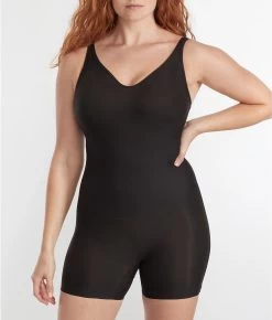 Medium Control Girl Power Shaping Bodysuit 12 Medium Control Girl Power Shaping Bodysuit -Fashion Underwear tcf4700 black 4