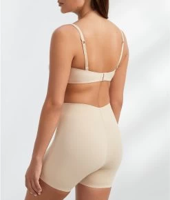 Sleek Essentials Firm Control Biker Shorts -Fashion Underwear tcf4733 warmbeige 4