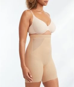 Extra Firm Control Total Contour High-Waist Thigh Slimmer 10 Extra Firm Control Total Contour High-Waist Thigh Slimmer -Fashion Underwear tcf4929 warmbeige 4