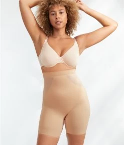 Extra Firm Control Total Contour High-Waist Thigh Slimmer 8 Extra Firm Control Total Contour High-Waist Thigh Slimmer -Fashion Underwear tcf4929 warmbeige 5